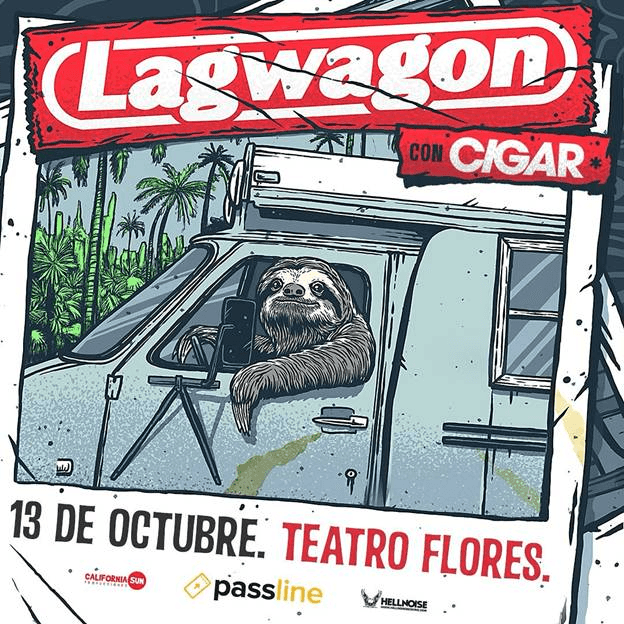 El punk rock de Lagwagon llega a la Argentina: se presentará el 13 de octubre en Teatro Flores 3 Lagwagon