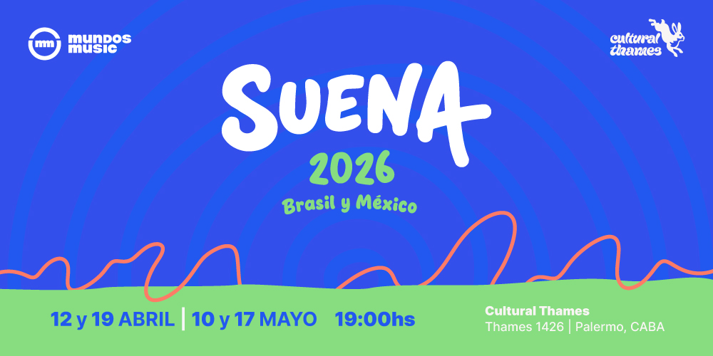 Suena: el nuevo ciclo de MundosMusic que trae artistas de México y Brasil en su primera edición 7 suena